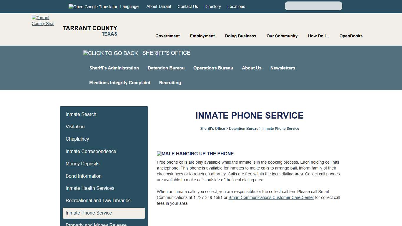 Inmate Phone Service